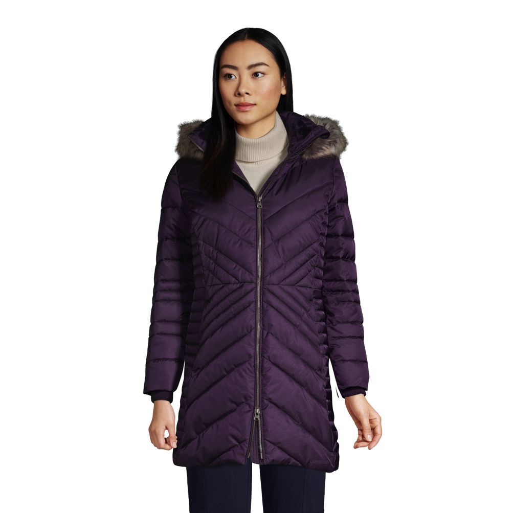 Women's Insulated Cozy Fleece Lined Primaloft Coat | Lands' End