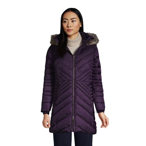 Lands end ladies padded on sale coats