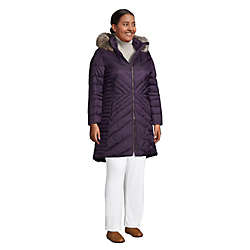 Women's Plus Size Insulated Cozy Fleece Lined Primaloft Coat, alternative image