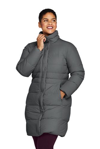 lands end plus size coats