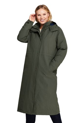 lands end plus size womens coats