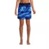 Women's Petite Quick Dry Board Skort Swim Skirt, Front