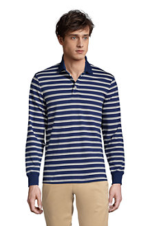 Men's Striped Stretch Supima Polo Shirt