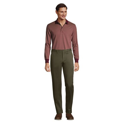 Polo Supima Strech à Rayures Coupe Classique, Homme Stature Standard image number 4