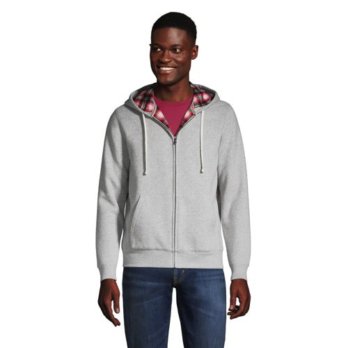 Warm Flannel Hoodie | Lands' End