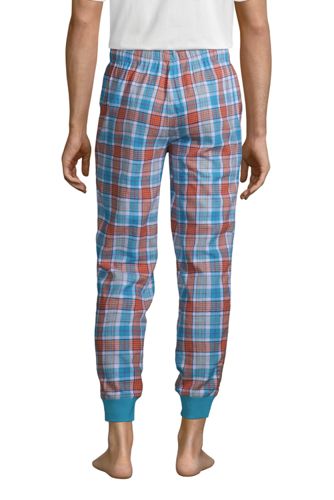 men flannel joggers