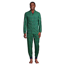 Men's Flannel Jogger Pajama Pants, alternative image