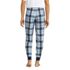 Men's Flannel Jogger Pajama Pants, Back