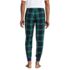 Men's Flannel Jogger Pajama Pants, Back