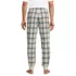 Men's Flannel Jogger Pajama Pants, Back