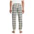 Men's Flannel Jogger Pajama Pants, Back