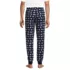 Men's Flannel Jogger Pajama Pants, Back
