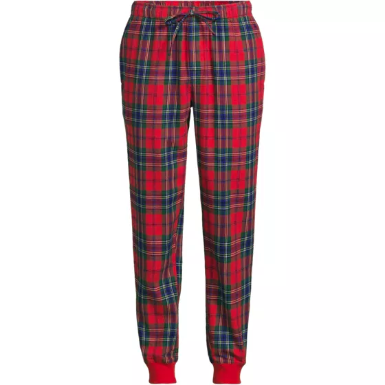 Men's Flannel Jogger Pajama Pants - primary