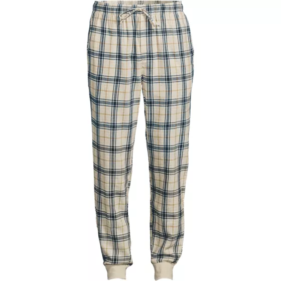 Men's Flannel Jogger Pajama Pants - primary