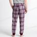 Men's Flannel Jogger Pajama Pants, Back