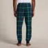 Men's Flannel Jogger Pajama Pants, Back