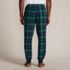 Men's Flannel Jogger Pajama Pants, Back