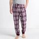 Men's Flannel Jogger Pajama Pants, Front