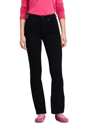 women's petite black bootcut jeans