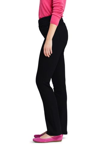 women's petite black bootcut jeans