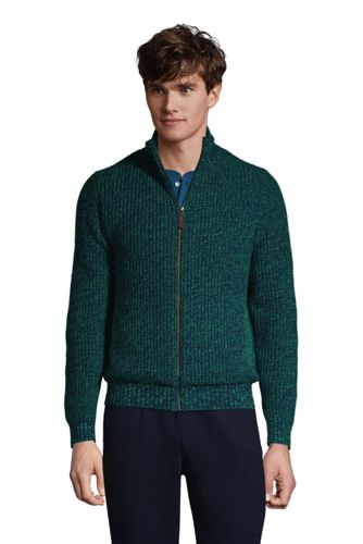 fleece lined mens cardigan