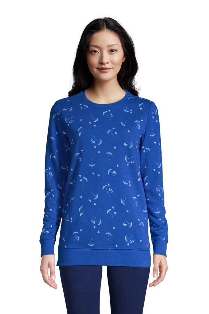 Lands' EndWomen's Tall Serious Sweats Crewneck Long Sleeve Sweatshirt