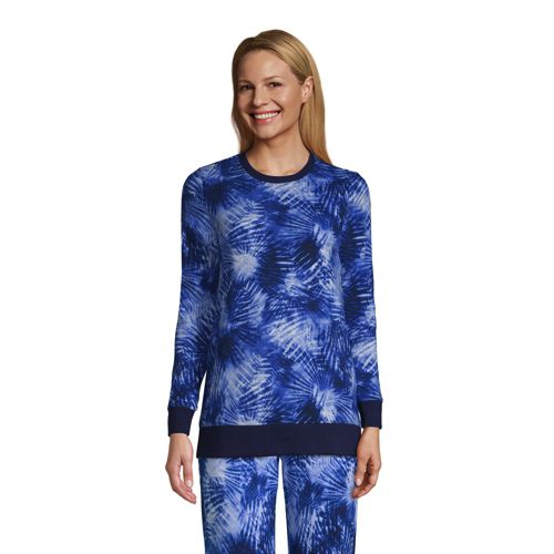 women's serious sweats crewneck long sleeve sweatshirt tunic