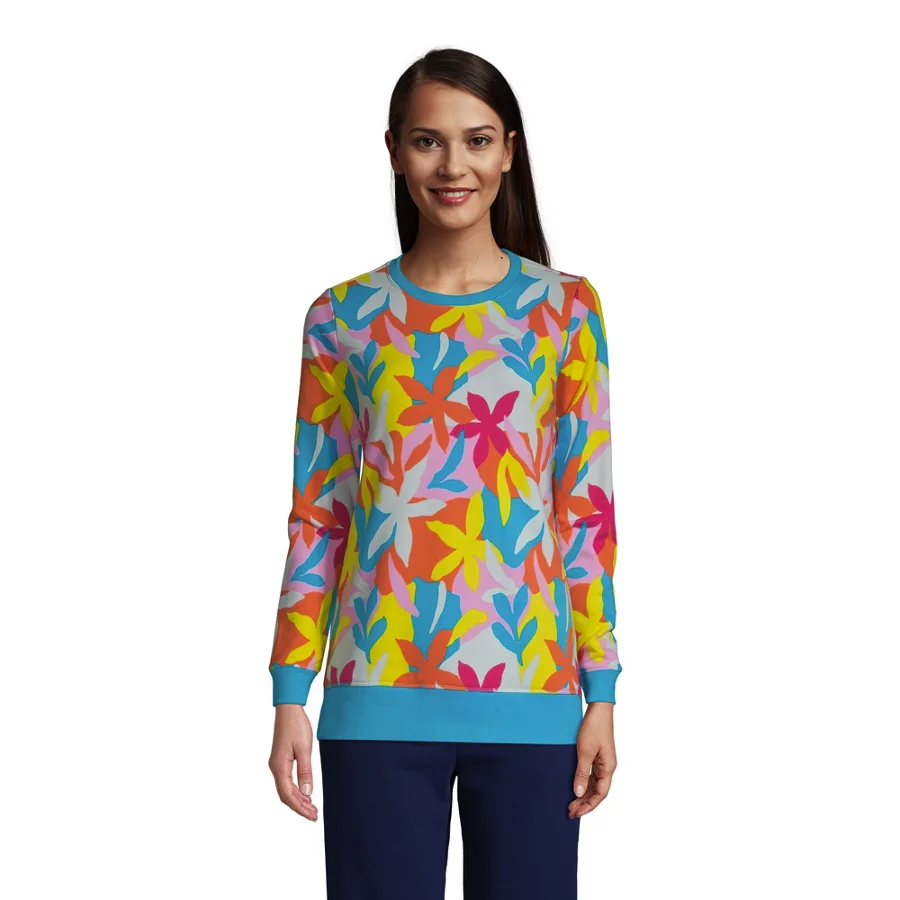 Women's Serious Sweats Crewneck Long Sleeve Sweatshirt Tunic view 2