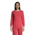 Women's Petite Serious Sweats Crewneck Long Sleeve Sweatshirt Tunic, Front