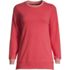 Women's Petite Serious Sweats Crewneck Long Sleeve Sweatshirt Tunic, Front