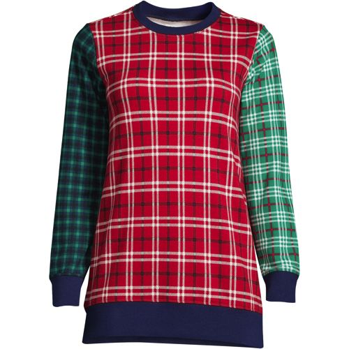 Rich Red Plaid Print Mix