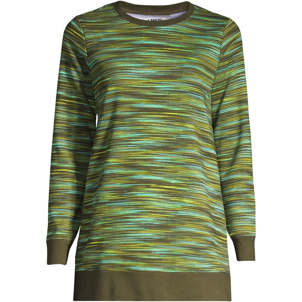 Crewneck tunic online sweatshirt