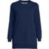 Women's Petite Serious Sweats Crewneck Long Sleeve Sweatshirt Tunic, Front