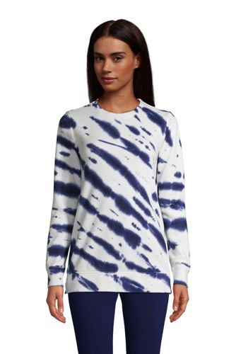 french terry tunic sweatshirt