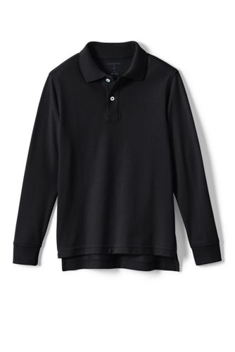 long sleeve white polo shirt kids