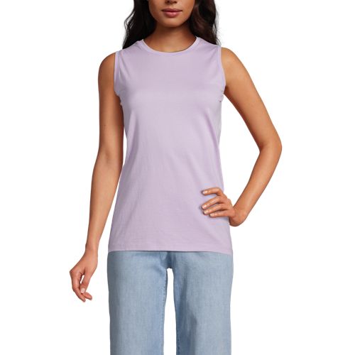 Lands End Womens Cotton Tank Top Low price & fast shipping Visit our online shop Fashion
