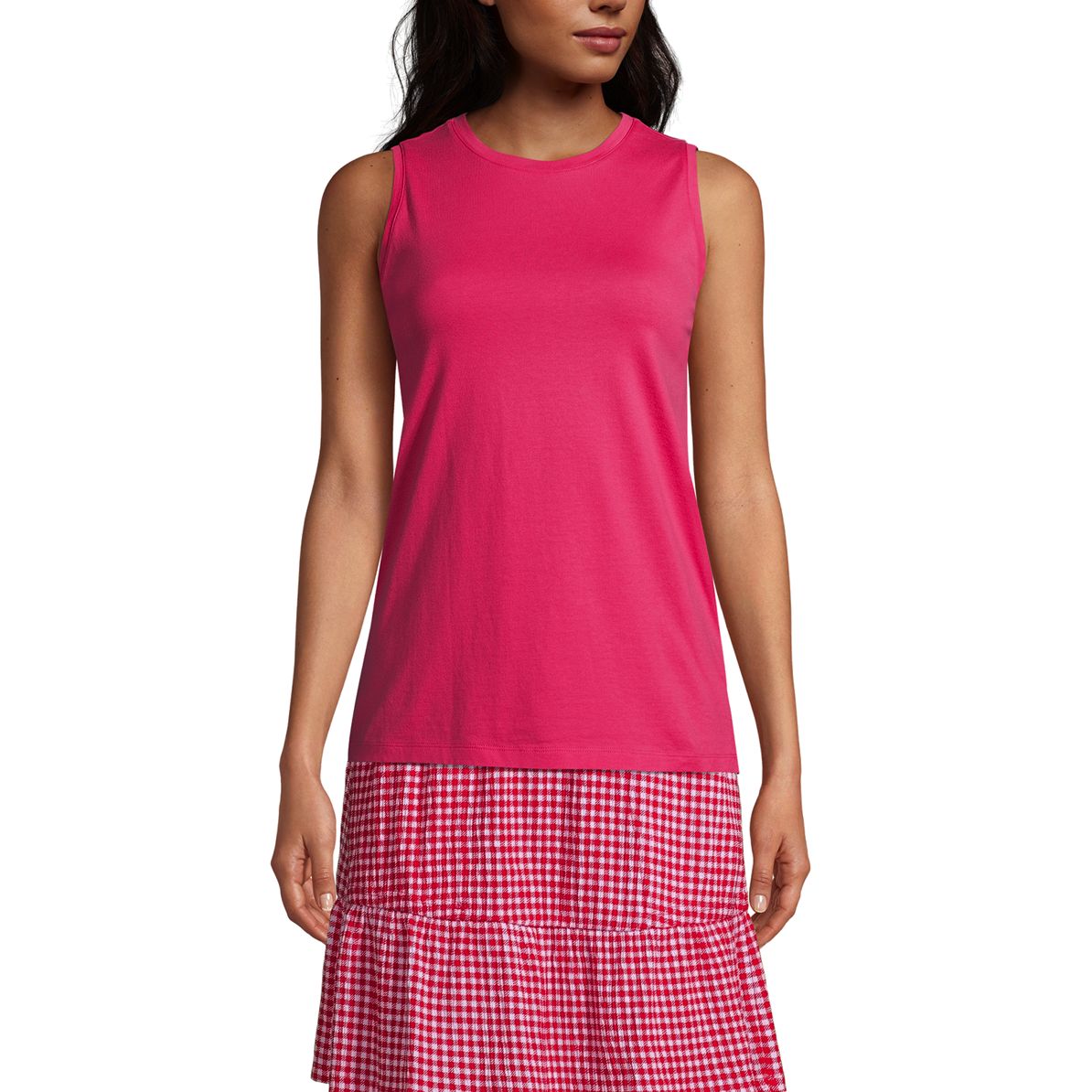 Women's Petite Supima Cotton Tank Top