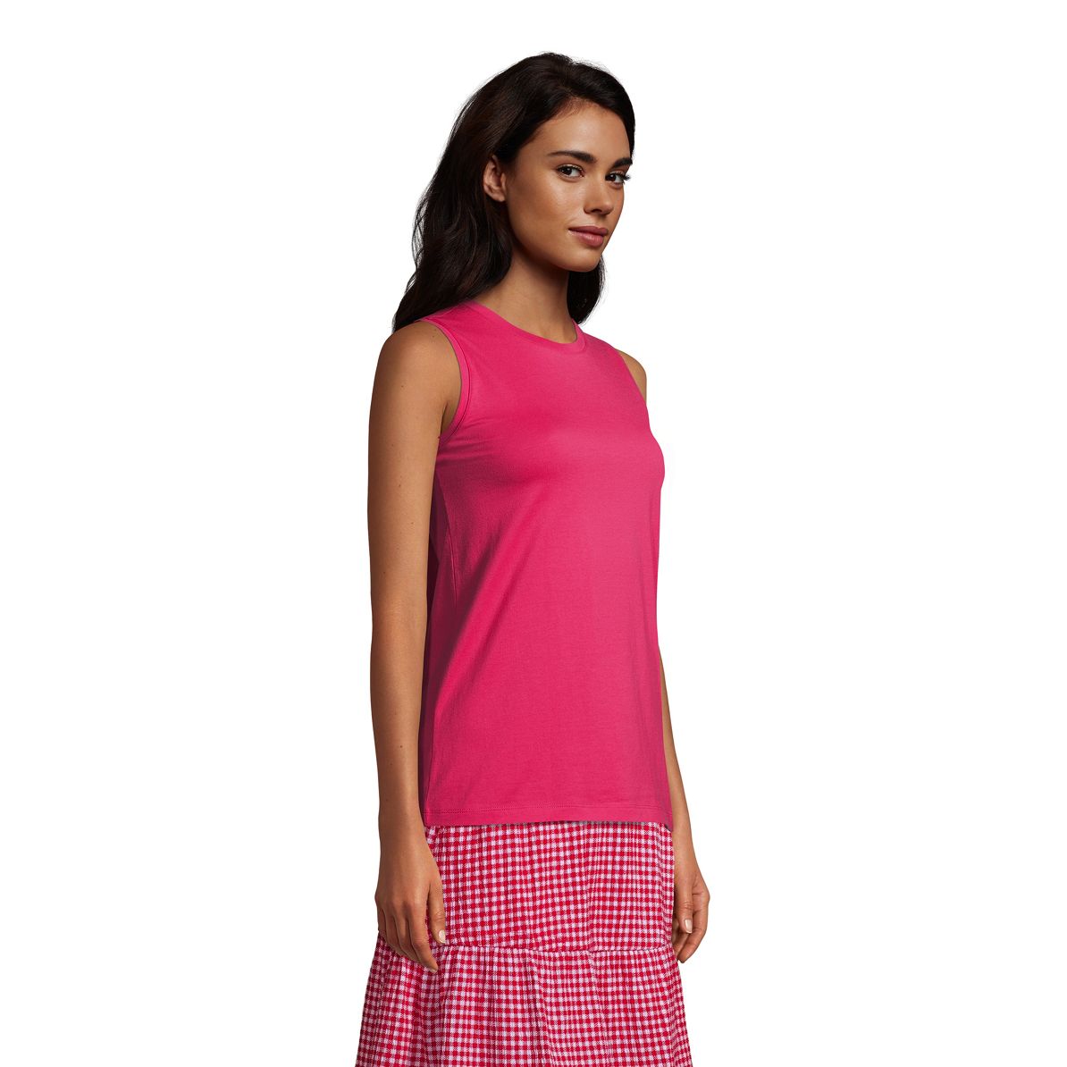 Women's Petite Supima Cotton Tank Top