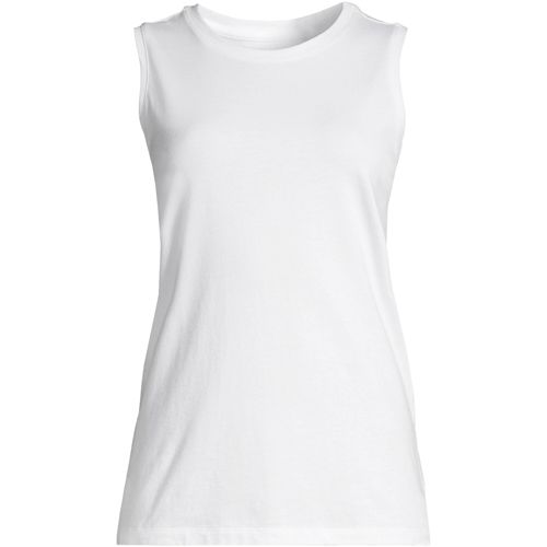 Women's Supima Cotton Tunic Tank Top | Lands' End