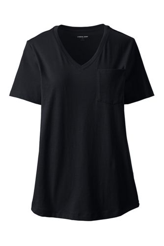 v neck pocket tee