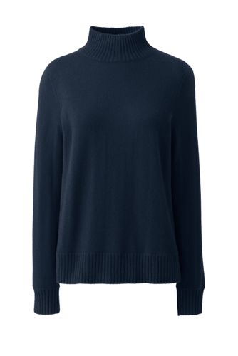 Kaschmir Pullover Mit Stehkragen Lands End