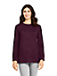Women's Long Sleeve Textured Sweatshirt Tunic