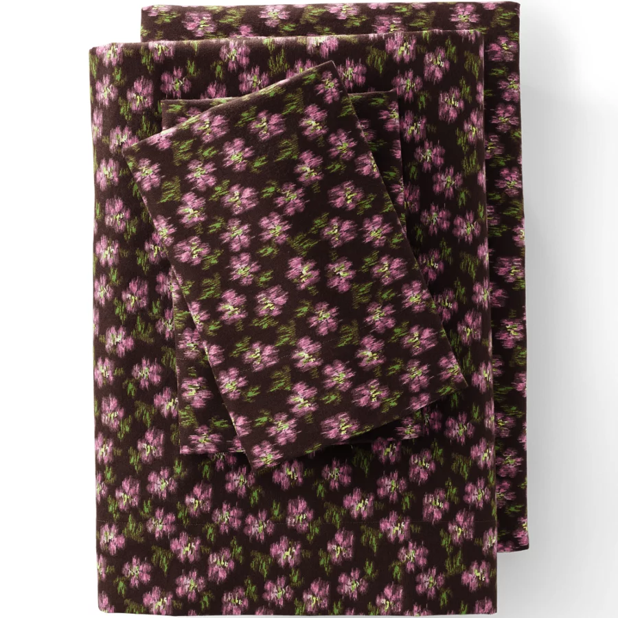 Velvet Flannel Print Sheets   5oz