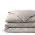 Garment Washed Flax Linen Chambray Breathable Duvet Bed Cover, alternative image