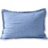 Garment Washed Flax Linen Chambray Breathable Pillow Sham, alternative image