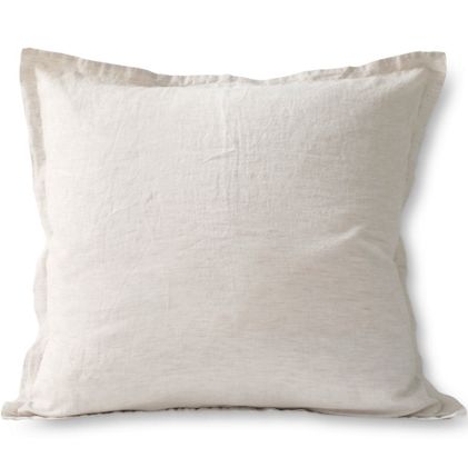 Garment Washed Flax Linen Chambray Breathable Duvet Bed Cover - image 2