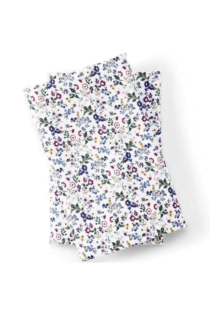 Lands' End 400 Thread Count Premium Supima Cotton Sateen Pillowcases In Ivory