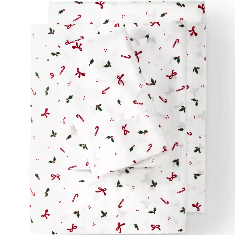 400 Thread Count Premium Supima Cotton Sateen Bed Sheet Set, Front