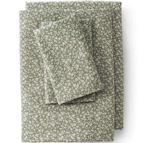 300 Thread Count Cotton Smooth Percale Bed Sheet Set