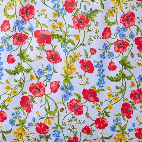 Clearlake Blue Poppy Floral